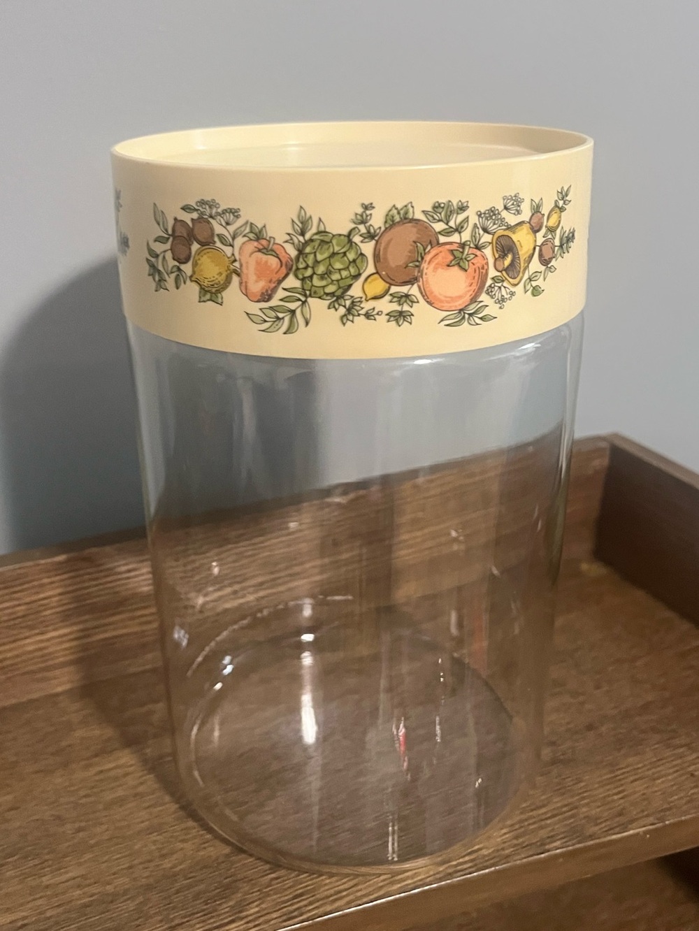 🌸 Vintage 1970s Corningware "Spice O' Life" Glass Canister